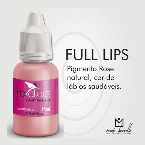 Pigmento Rb Kollors para Micropigmentação Cor: Full Lips