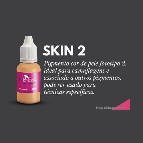 Pigmento Rb Kollors para Micropigmentação Cor Skin 2