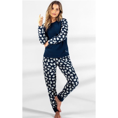 Pijama Blusa com Calça 9217 Marítimo M