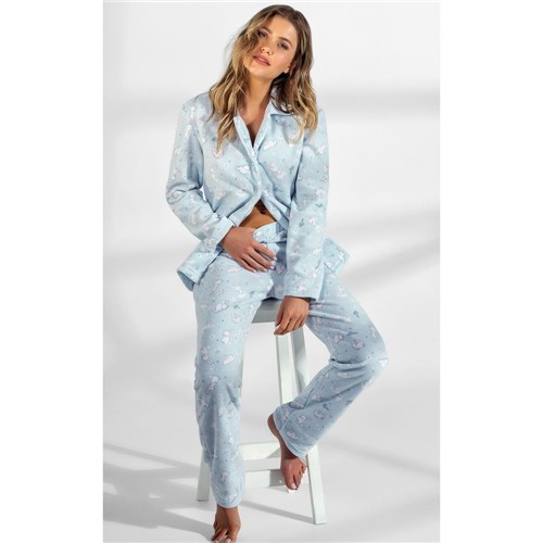 Pijama Cardigan Micro Soft Petenatti 9190 P