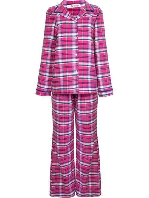 Pijama Claire Xadrez Rosa Tamanho P