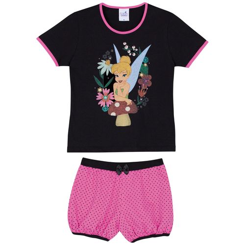 Pijama Disney Tinker Bell (Infantil) Tamanho: 10 | Cor: Preta