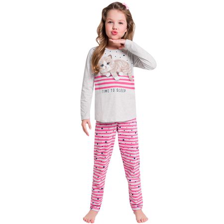 Pijama Infantil Feminino Blusa + Calça Kyly 207012.0001.10