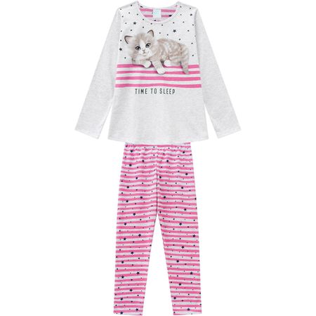 Pijama Infantil Feminino Blusa + Calça Kyly 207012.0467.10