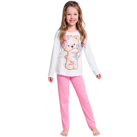 Pijama Infantil Feminino Blusa + Calça Kyly 207011.0001.10