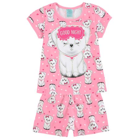 Pijama Infantil Feminino Blusa + Short Kyly 109432.12868.2