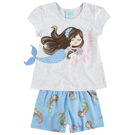 Pijama Infantil Feminino Blusa + Short Kyly 109434.0467.2