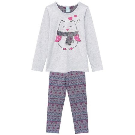 Pijama Infantil Feminino Kyly Meia Malha 206791.0467.12