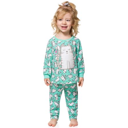Pijama Infantil Feminino Kyly Moletom Peluciado 206782.40064.1