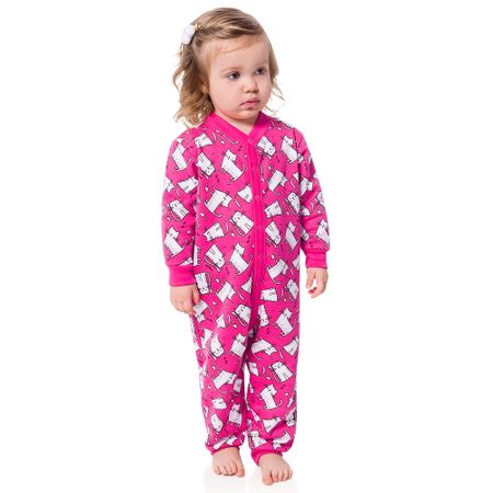 Pijama Infantil Feminino Kyly Moletom Peluciado 206783.40064.2