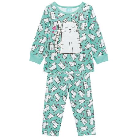 Pijama Infantil Feminino Kyly Moletom Peluciado 206782.70116.4