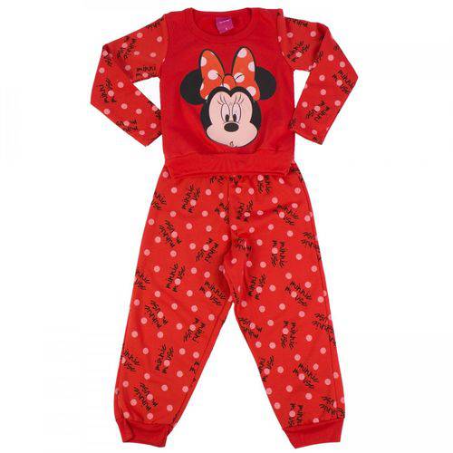 Pijama Infantil Lupo Disney Minnie Moletom 21.181