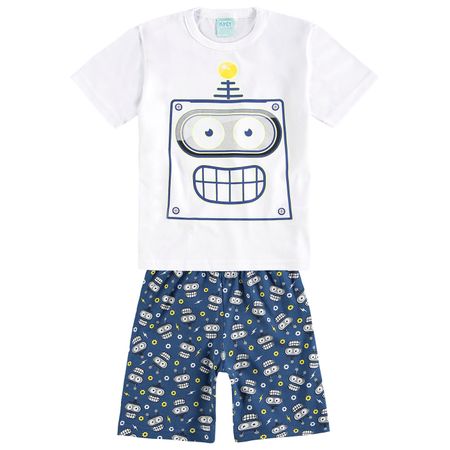 Pijama Infantil Masculino Camiseta + Bermuda Kyly 109442.0001.1