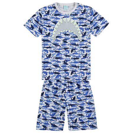 Pijama Infantil Masculino Camiseta + Bermuda Kyly 109444.0467.1