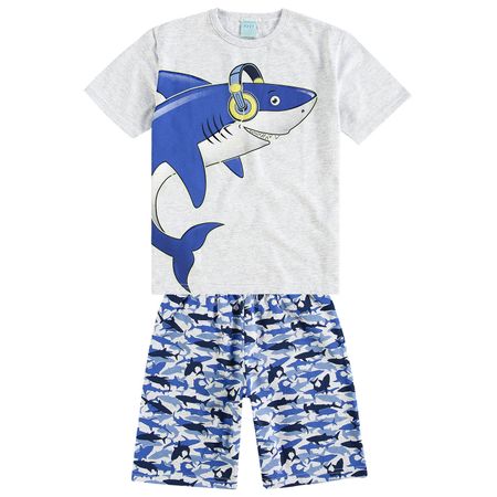 Pijama Infantil Masculino Camiseta + Bermuda Kyly 109446.0467.6