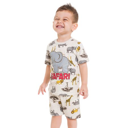 Pijama Infantil Masculino Camiseta + Bermuda Kyly 109791.0460.1