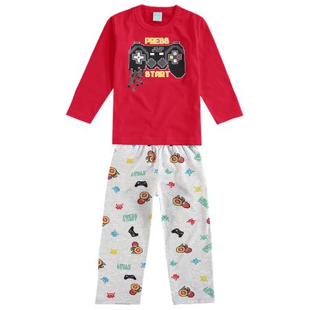 Pijama Infantil Masculino Camiseta + Calça Kyly 109289.40051.10