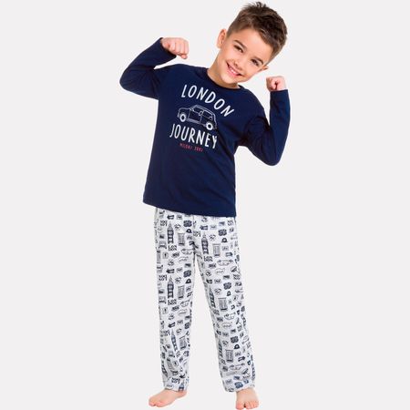 Pijama Infantil Masculino Camiseta + Calça Milon M6708.6826.3