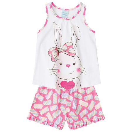 Pijama Infantil Menina em Meia Malha 108767.0001.4