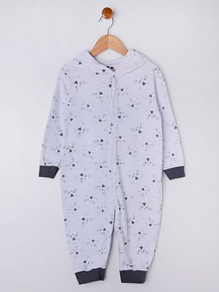 Pijama Infantil para Menina - Cinza