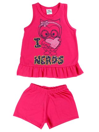 Pijama Infantil para Menina - Rosa