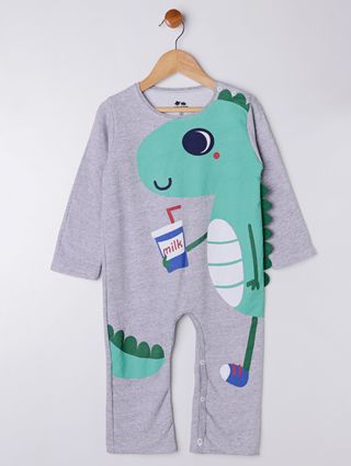 Pijama Infantil para Menino - Cinza