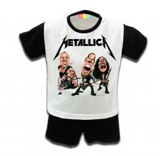Pijama Infantil Personalizado do Metallica | Doremi Bebê