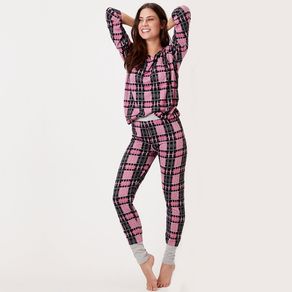 Pijama Longo Malha Tricot Rafaela