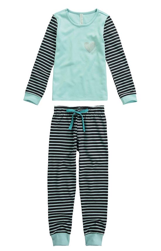 Pijama Longo Suedine Premium Menina Verde Água - 3