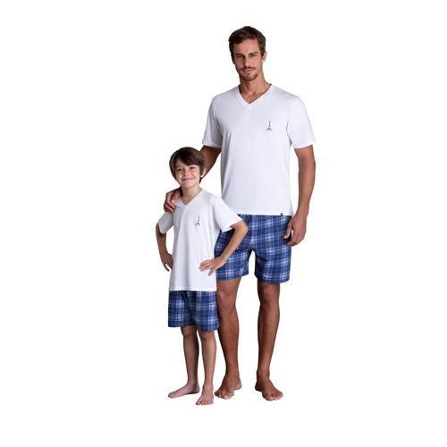Pijama Lupo Familia (Infantil) Tamanho: 10 | Cor: Branca