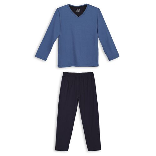 Pijama Lupo Infantil (Infantil) Tamanho: 04 | Cor: Azul/Marinho