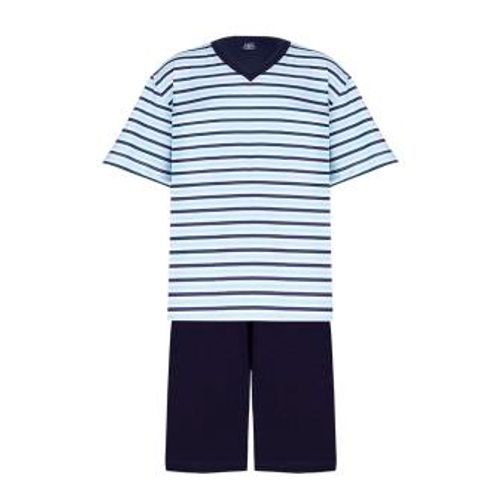 Pijama Lupo Masculino Curto (Adulto) Tamanho: G | Cor: Azul