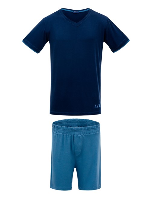 Pijama Masculino Saul Azul Marinho M