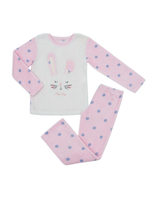 Pijama Soft Infantil New Rabbit Rosa 04