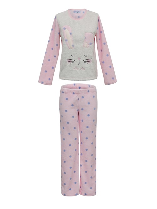 Pijama Soft New Rabbit Rosa PP