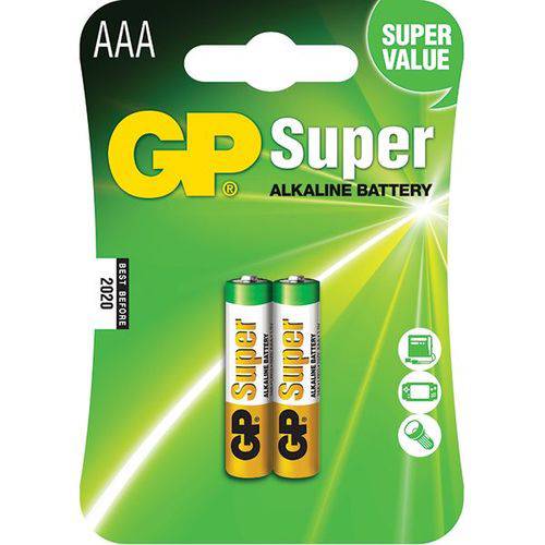 Pilha Aaa Super Alcalina 1.5v 24a-c2 Gp