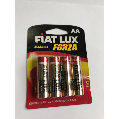 Pilha Alcalina AA Forza Fiat Lux Caixa com 48 Pilhas