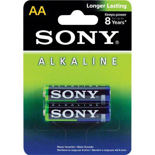 Pilha Alcalina Aa Sony Am3l-b2d Caixa C/24 Pilhas - 1,5v