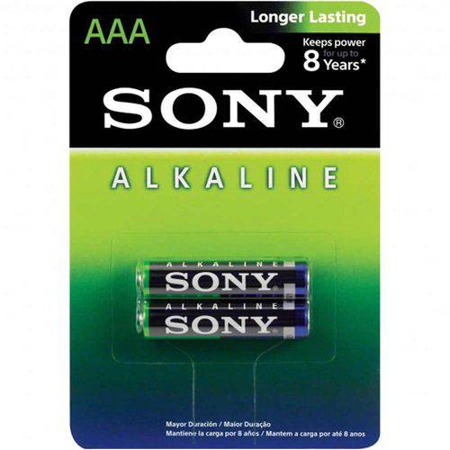Pilha Alcalina Aaa (Blister com 2 Unidades) - Sony