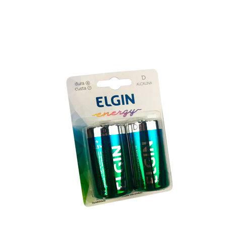 Pilha Alcalina D Elgin Lr20 1.5v (blister C2)