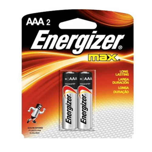 Pilha Alcalina Energizer Max AAA Palito - 2 Unidades 40192