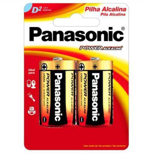 Pilha 2d Alkaline Panasonic