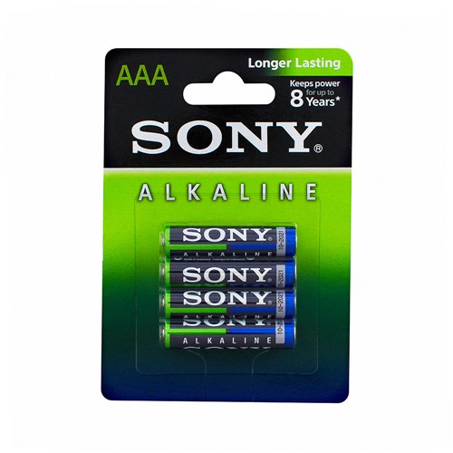 Pilha Sony AAA Alcalina com 4 Unidades