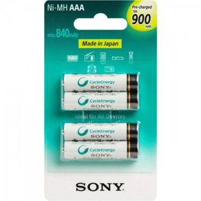 Pilha Sony Recarregável NH-AAA-B4GN AAA900 C/4