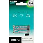 Pilhas Recarregáveis AAA 900 C/2 Unidades - Sony