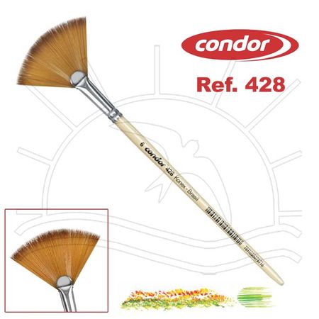 Pincel Condor 428 - Leque Fan 02