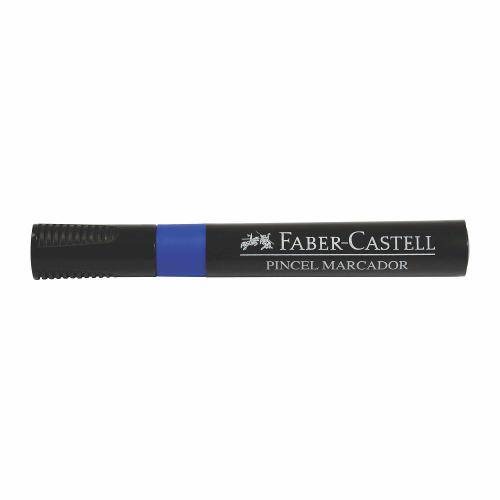 Pìncel Marcador Permanente Azul Faber Castell - Of/501azzf
