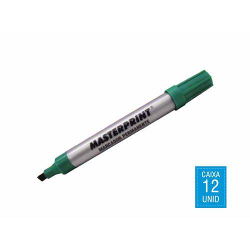 Pincel Marcador Permanente Verde - Caixa C/ 12 Unidades - MP615