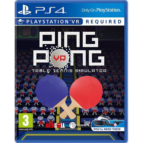 Ping Pong Table Tennis Simulator Vr - PS4