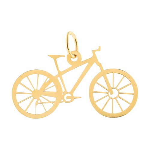 Pingente Bicicleta Ouro 18k 750
